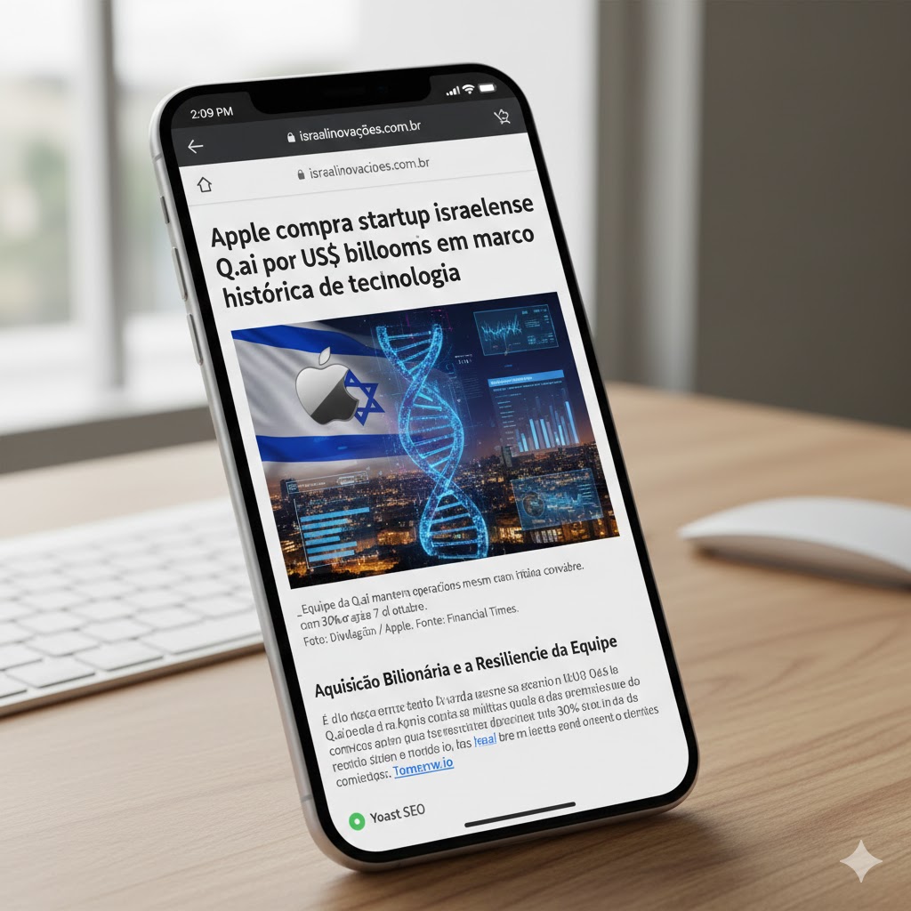  Apple compra startup israelense Q.ai.