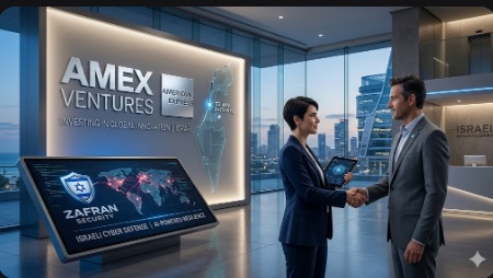 Investimento da American Express Ventures na Zafran Security, empresa de cibersegurança de Israel.