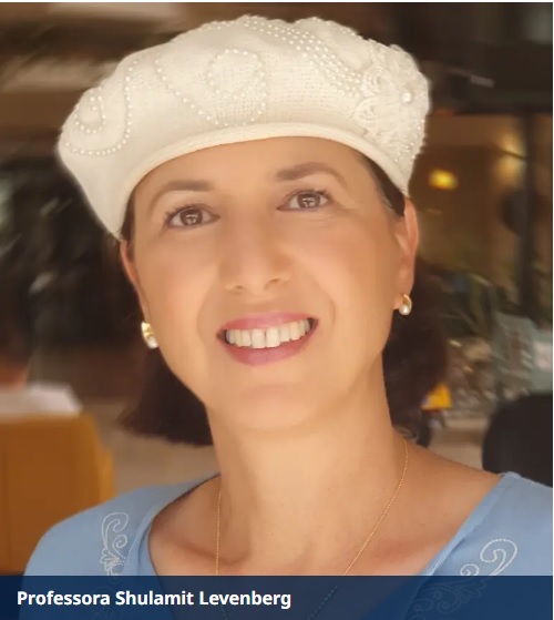 Professora Shulamit Levenberg do Technion lidera pesquisa de implante 3D com redes vasculares e linfáticas.